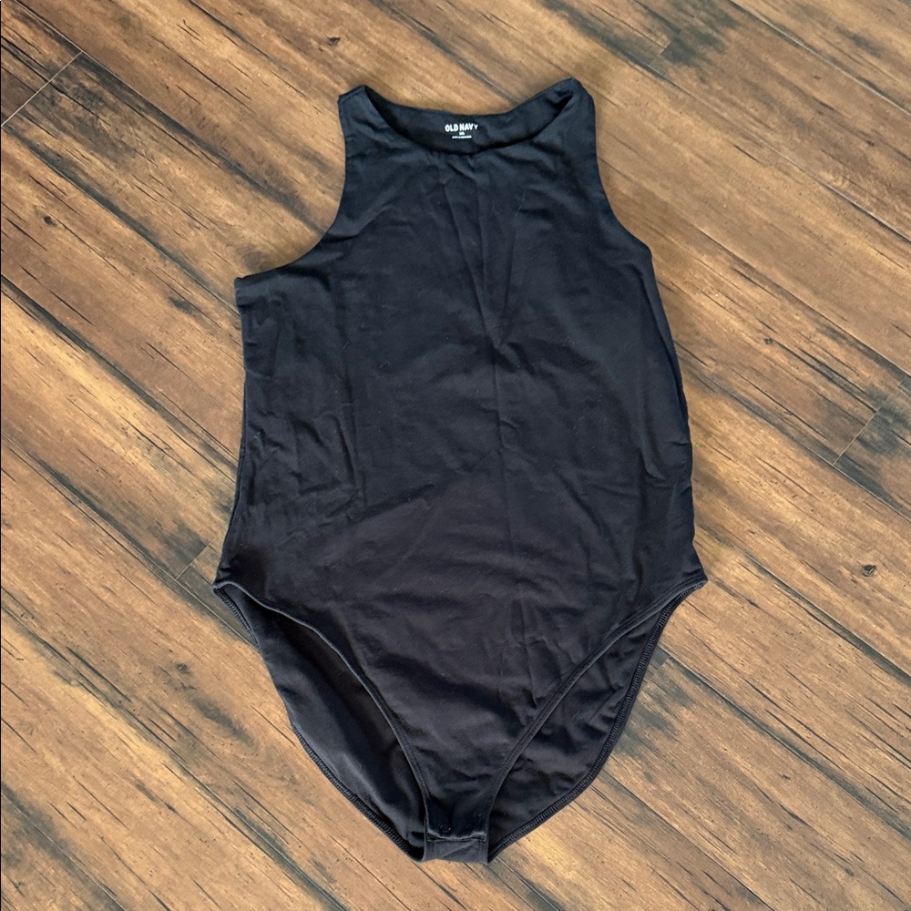 Old Navy Sleeveless Black Bodysuit